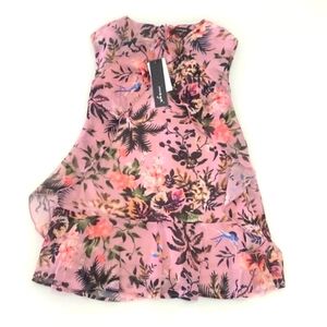 NWT Imoga paradise pink flowy dress